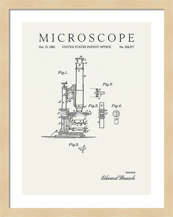 Microscope Minimalist Patent Us328277a