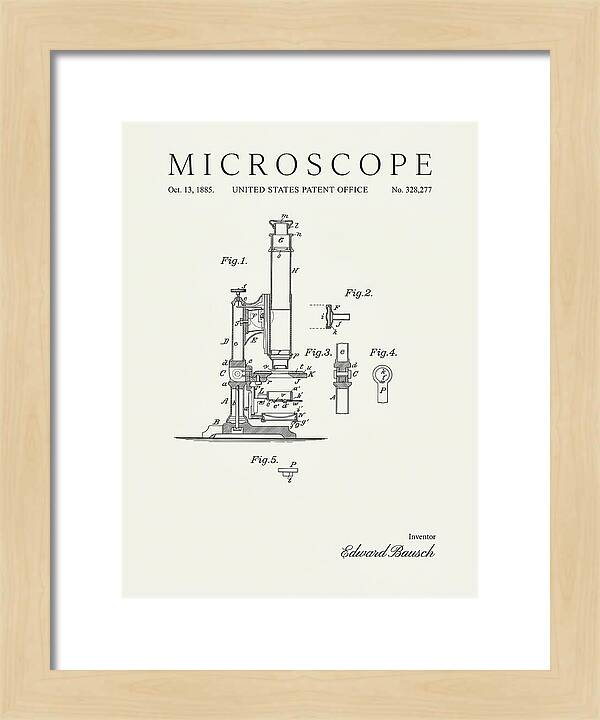 Microscope Minimalist Patent Us328277a