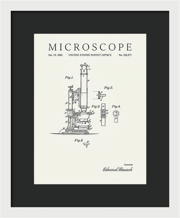 Microscope Minimalist Patent Us328277a