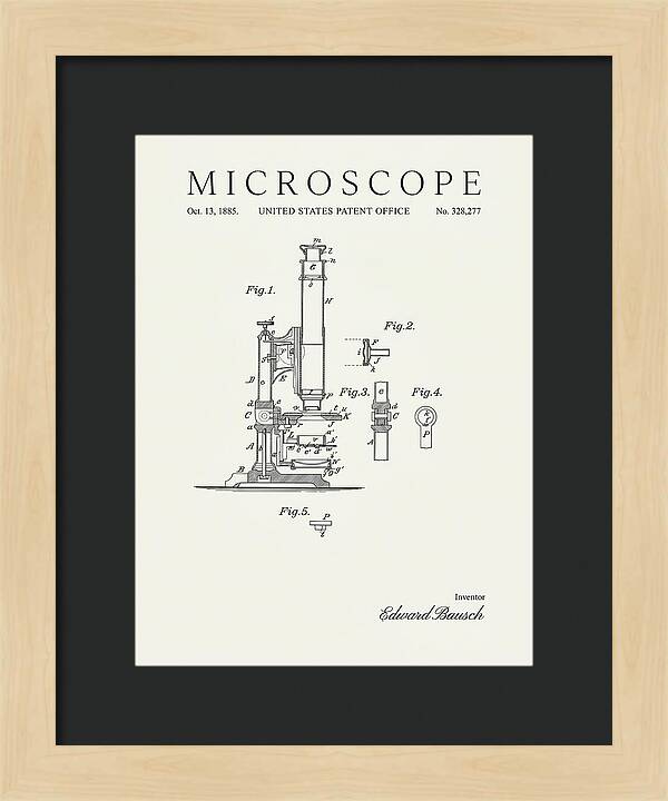 Microscope Minimalist Patent Us328277a