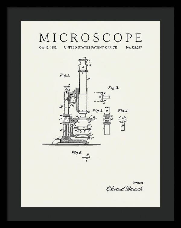 Microscope Minimalist Patent Us328277a