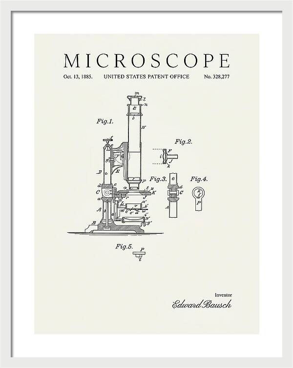 Microscope Minimalist Patent Us328277a