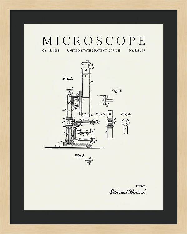 Microscope Minimalist Patent Us328277a