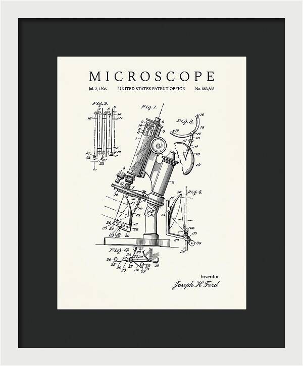 Microscope Minimalist Patent Us883868a