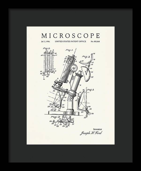 Microscope Minimalist Patent Us883868a