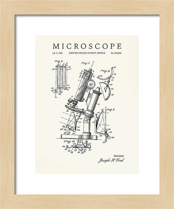 Microscope Minimalist Patent Us883868a