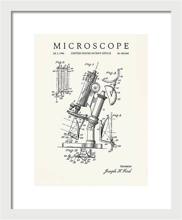 Microscope Minimalist Patent Us883868a