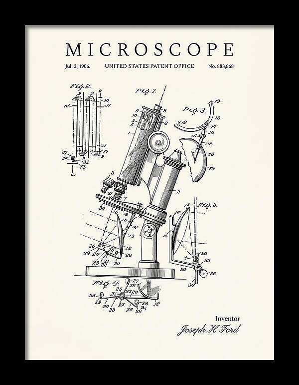 Microscope Minimalist Patent Us883868a