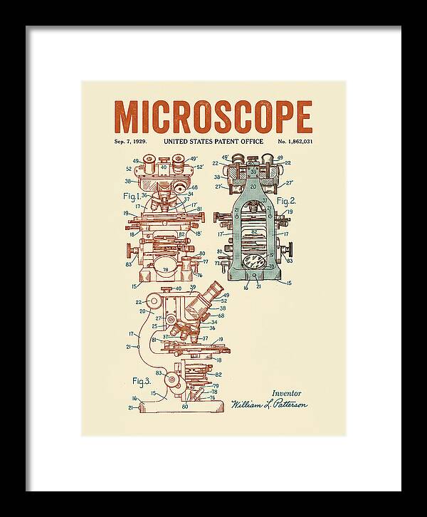 Microscope Retro Patent Us1862031a