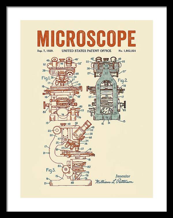 Microscope Retro Patent Us1862031a