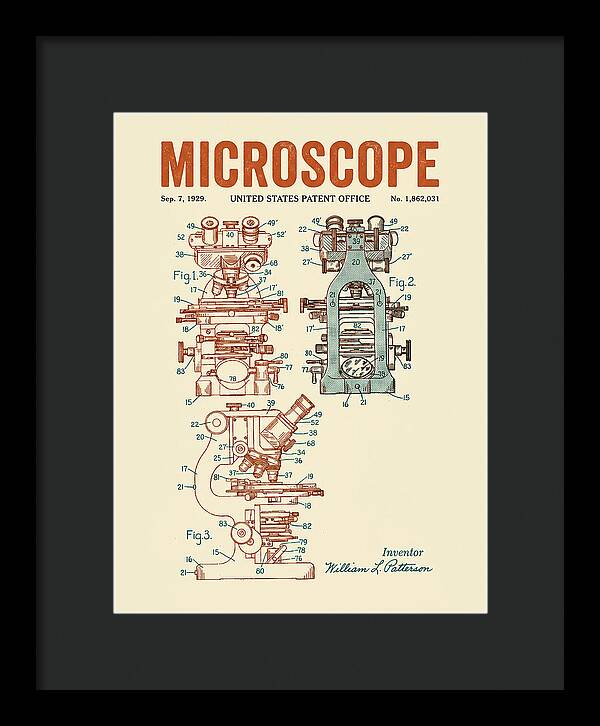 Microscope Retro Patent Us1862031a