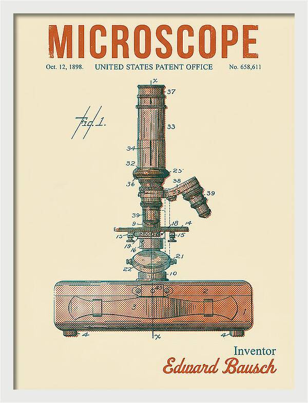 Microscope Retro Patent Us658611