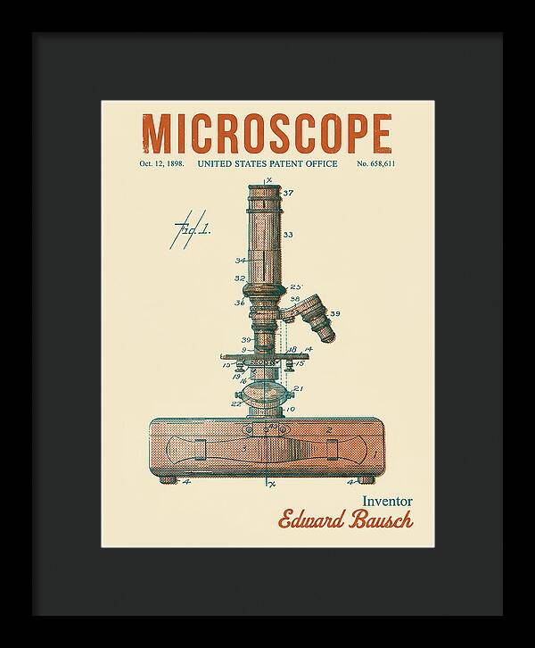Microscope Retro Patent Us658611