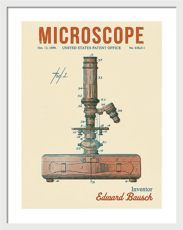 Microscope Retro Patent Us658611
