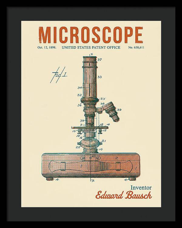 Microscope Retro Patent Us658611