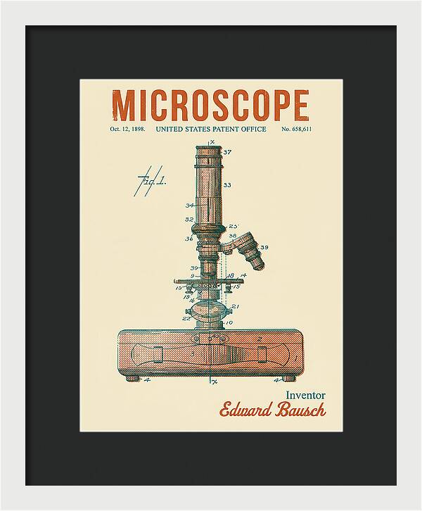 Microscope Retro Patent Us658611