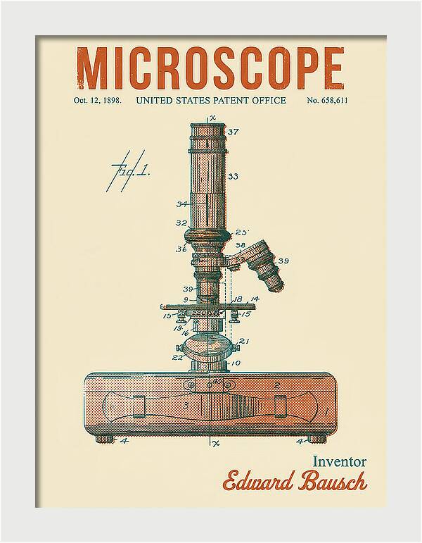 Microscope Retro Patent Us658611