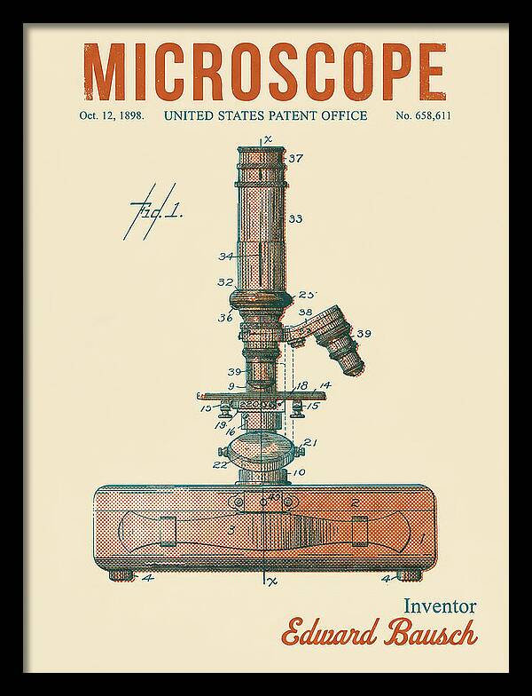 Microscope Retro Patent Us658611