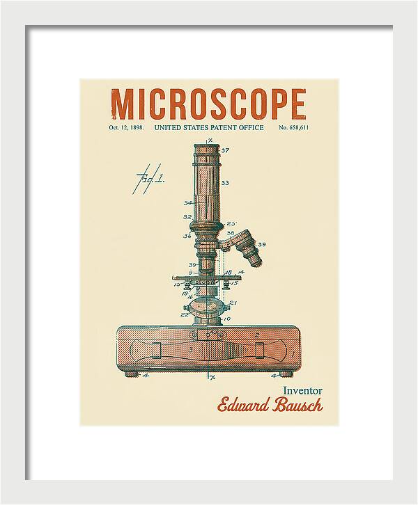Microscope Retro Patent Us658611