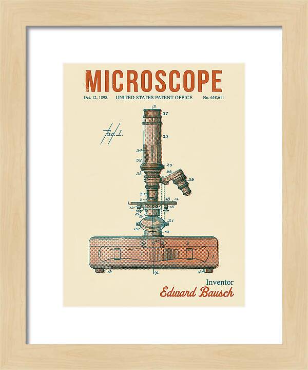 Microscope Retro Patent Us658611