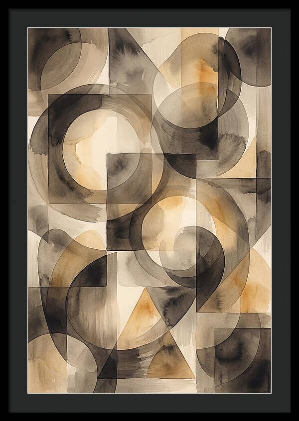 Mid Century Modern Geometric Harmony