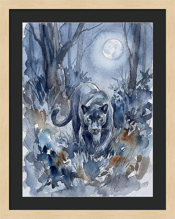 Midnight Panther Stalks