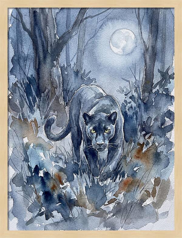 Midnight Panther Stalks