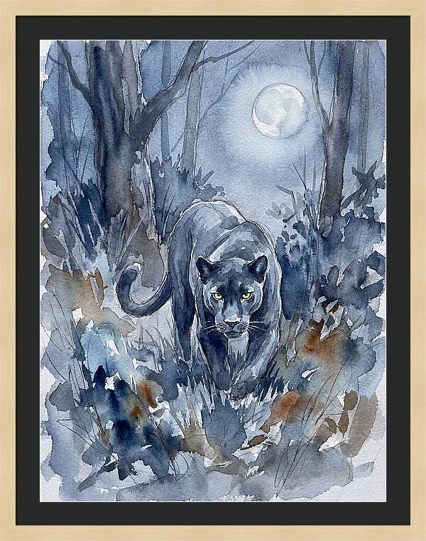 Midnight Panther Stalks