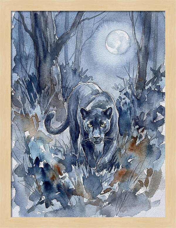 Midnight Panther Stalks