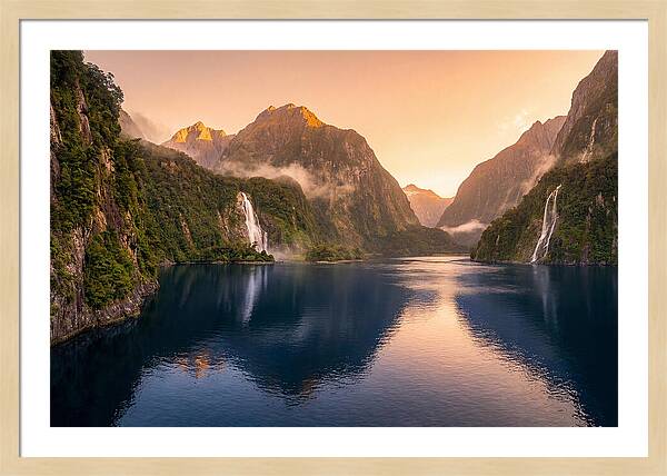 Milford Sound At Golden Hour