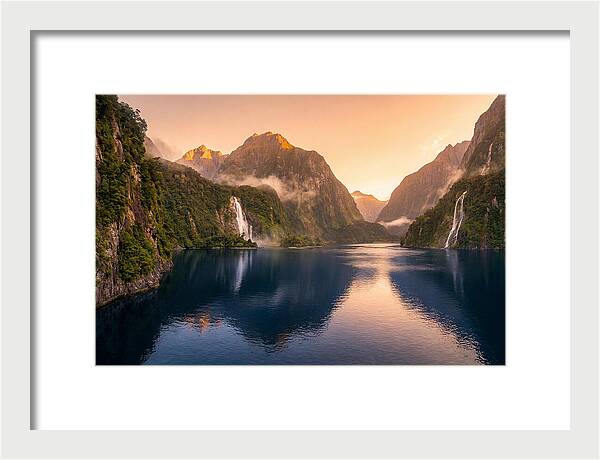 Milford Sound At Golden Hour