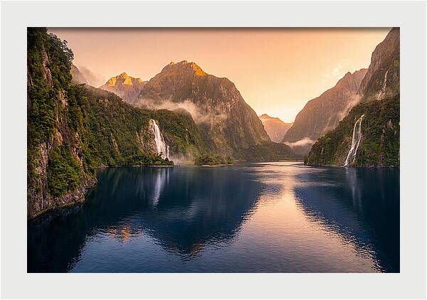 Milford Sound At Golden Hour