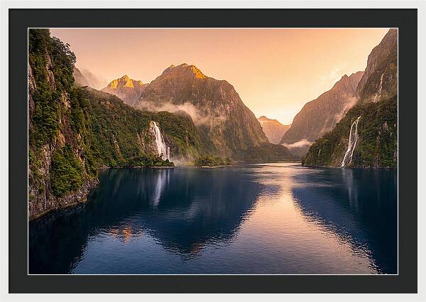 Milford Sound At Golden Hour