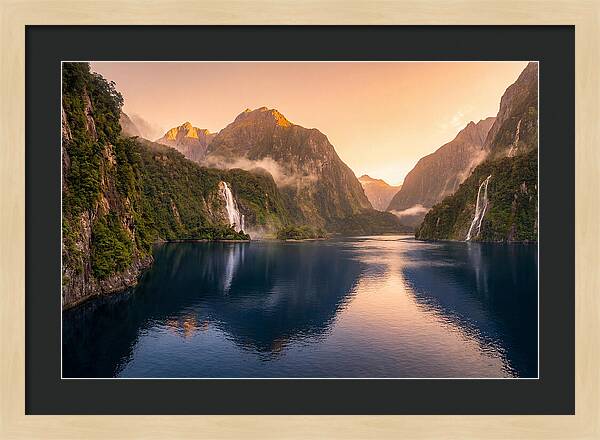 Milford Sound At Golden Hour