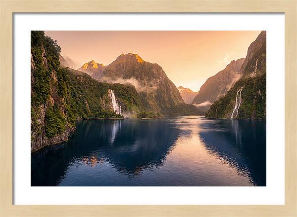 Milford Sound At Golden Hour