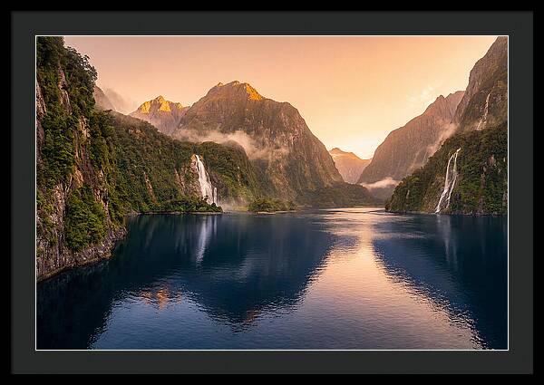 Milford Sound At Golden Hour