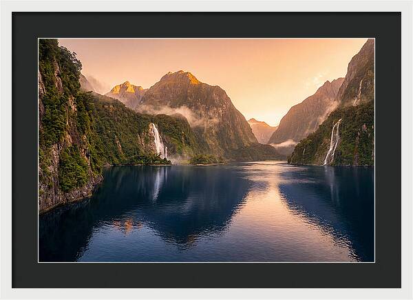 Milford Sound At Golden Hour