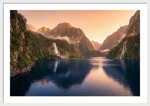 Milford Sound At Golden Hour