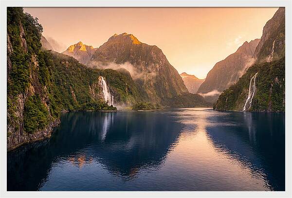 Milford Sound At Golden Hour