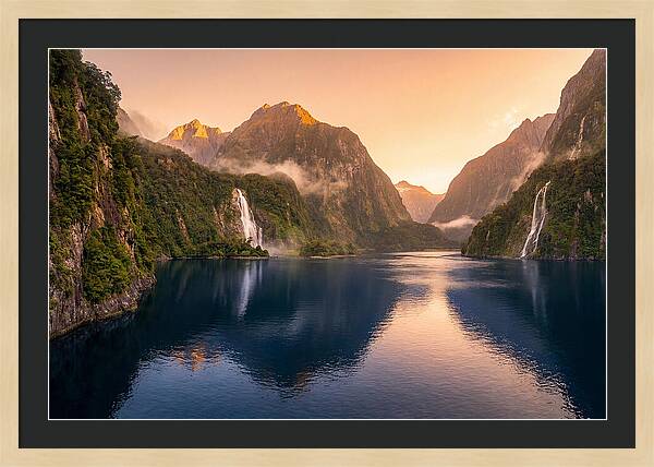 Milford Sound At Golden Hour
