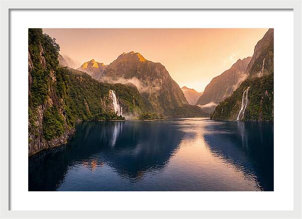 Milford Sound At Golden Hour