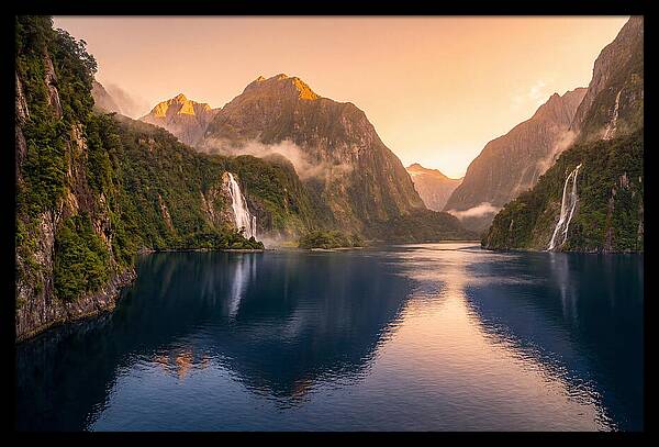 Milford Sound At Golden Hour