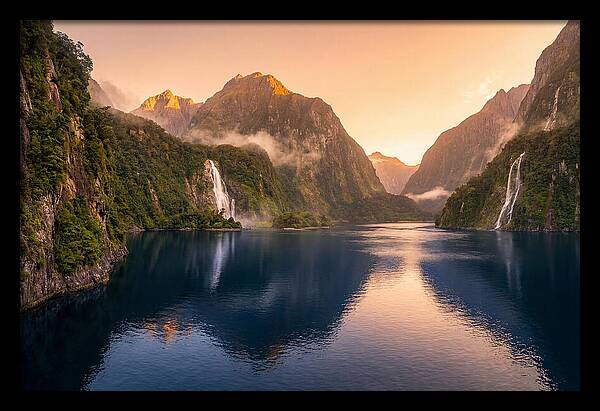 Milford Sound At Golden Hour