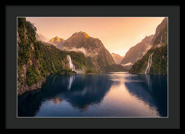 Milford Sound At Golden Hour