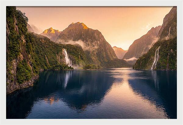 Milford Sound At Golden Hour