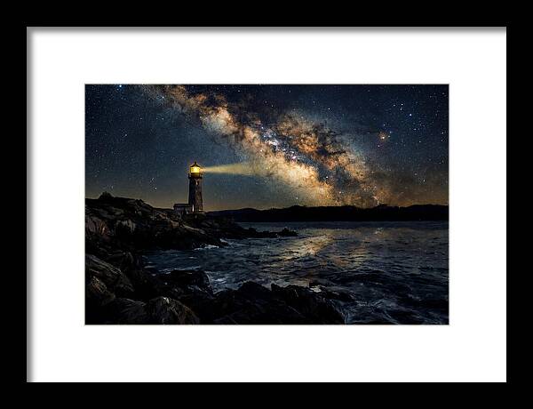 Milky Way Illuminating The Lighthouse