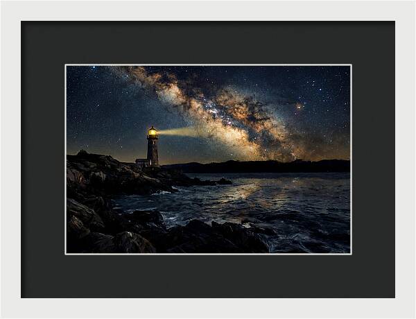 Milky Way Illuminating The Lighthouse