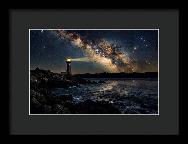 Milky Way Illuminating The Lighthouse