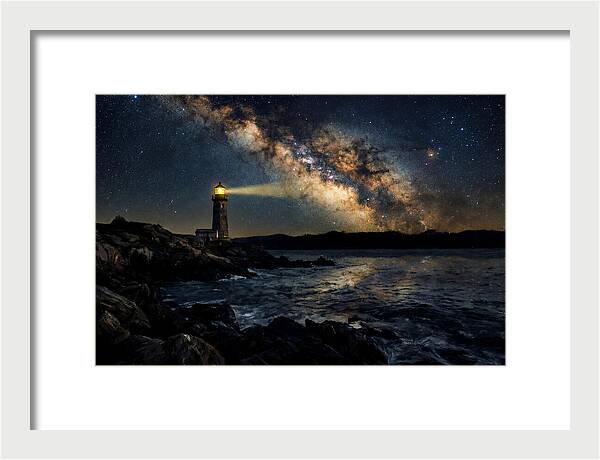 Milky Way Illuminating The Lighthouse