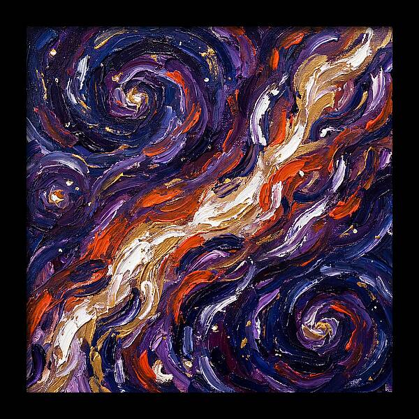 Milky Way In Expressionist Style